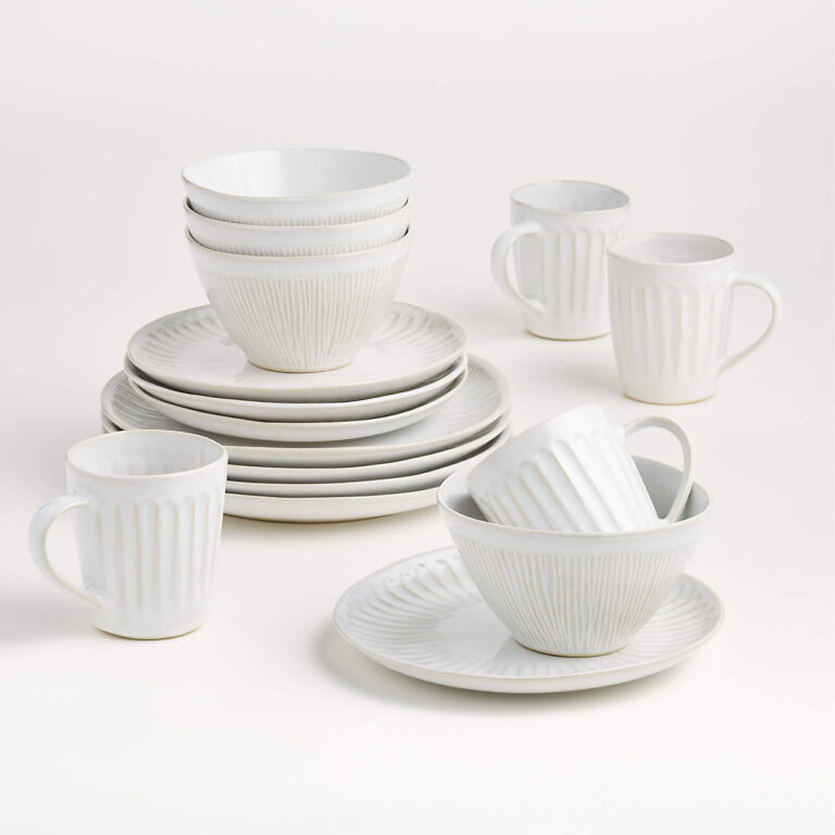 Dover 4-Piece White Place Setting