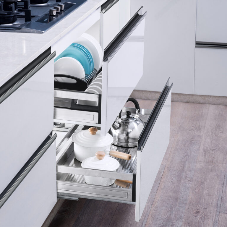 Drawer Basket Dish Rack For 600mm 800mm 900mm Kitchen Cabinet