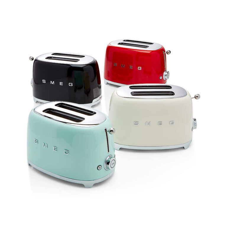 Smeg Black 2-Slice Retro Toaster